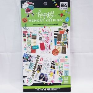 Happy Memory Keeping Holidays Sticker HP Ne